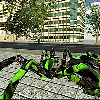 Spider Robot Transformation Game Cover