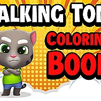 Talking Tom Coloring Books Game Cover