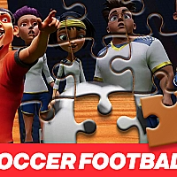 The soccer Football Movie Jigsaw Puzzle Game Cover