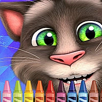 4GameGround - Talking Tom Coloring Game Cover