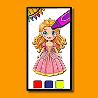 BTS Princess Coloring Book Game Cover