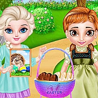 Frozen Baby Happy Easter Game Cover