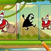 Santa Shadow Match Game Cover