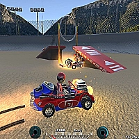 Demolition Cartoon Car Crash Derby Game Cover