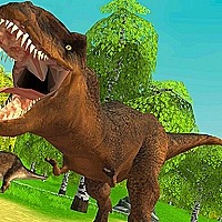 Dinosaur Hunting Dino Attack 3D Game Cover