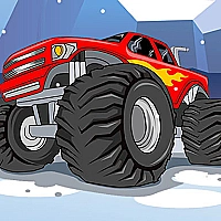 Monster Truck Wheels Winter Game Cover