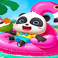 Baby Panda Summer Vacation Game Cover