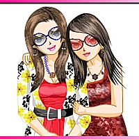 Best Friends Dressup Game Cover