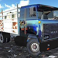 OffRoad Truck In The Rain Game Cover