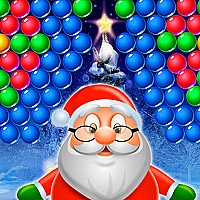 Santa Bubble Blast Game Cover