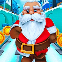 Subway Santa Runner Christmas Game Cover