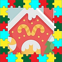 Christmas Puzzle For Kids Game Cover