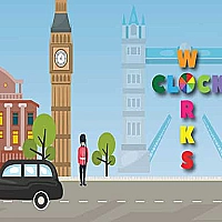 Clock Works Color Switch Clock Game Cover