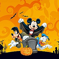Disney Halloween Jigsaw Puzzle Game Cover