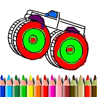 BTS Monster Truck Coloring cover