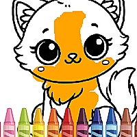 Cute Animals Coloring   Adorable Fun for Kids Game Cover