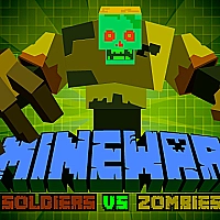 MineWar Soldiers vs Zombies Game Cover