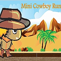 mini cowboy runner Game Cover