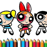 Powerpuff Girls Coloring Game Cover