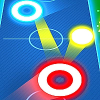 Air Hockey Glow: 2 Players Game Cover