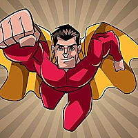 Amazing Superheroes Coloring Game Cover