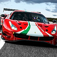 Ferrari 488 GT3 Evo Jigsaw Puzzle Game Cover