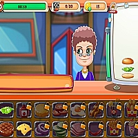 Funny Burger Shop Game Cover