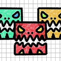 Geometry Dash Paper Note Game Cover