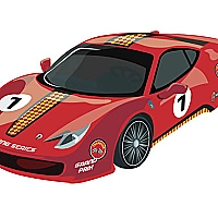 Sport Cars Coloring Game Cover