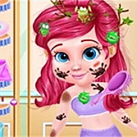Messy Little Mermaid Makeover-Game Game Cover