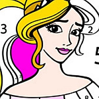 Princess Color Number Game Cover