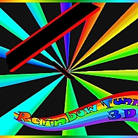 Rainbow Tunnel 3D Game Cover