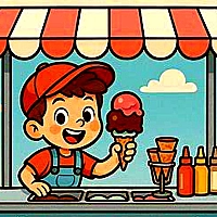Ice Cream Toppings Game Cover