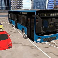 Bus Parking Cityscape Depot Game Cover