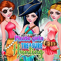 Pirate Girls Treasure Hunting Game Cover
