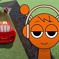 Sprunki Stunt Driving Simulator Game Cover