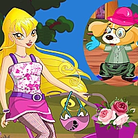 Winx Stella and Puppy Game Cover