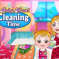 Baby Hazel Cleaning Time Game Cover