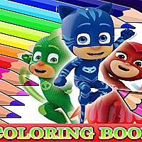 Coloring Book for PJ Masks Game Cover