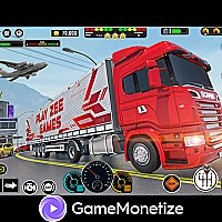 Crazy car transport truck Game Cover