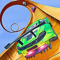 Mega Ramp Car Stunt Racing Mania Game Cover