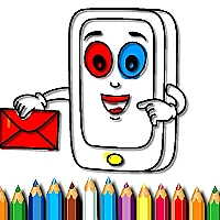 Mobile Phone Coloring Book Game Cover