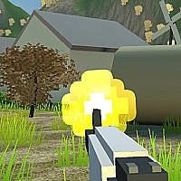 Pixel Village Battle 3D.IO Game Cover
