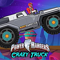 Power Rangers Crazy Truck Game Cover