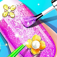 Princess Nail Makeup Salon Game Cover
