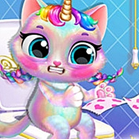 Twinkle My Unicorn Cat Princess Caring Game Cover