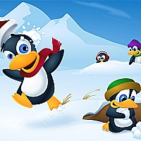 Cute Penguin Slide Game Cover