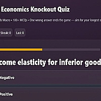 Basic Economics Multiple choice Game Cover