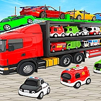 Crazy Car Transport Truck Car Transport Trans Game Cover