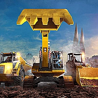 Excavator Simulator 3D Game Cover